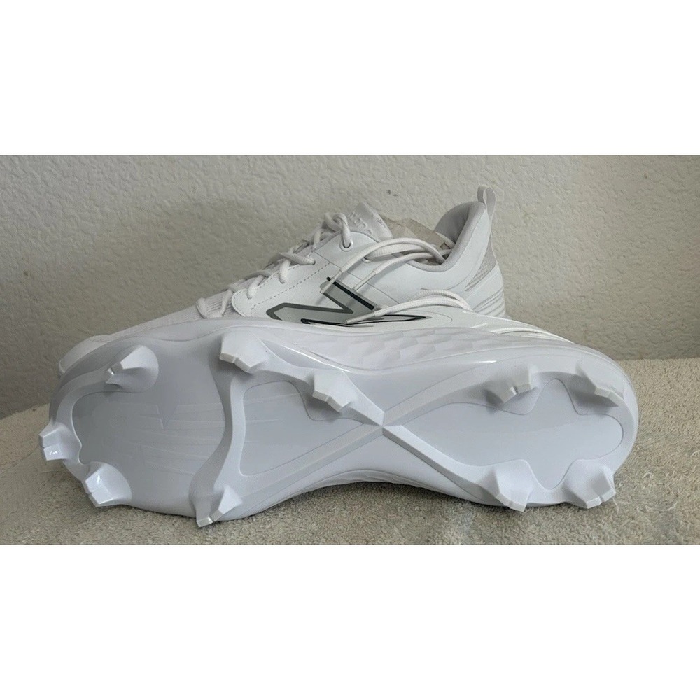 MENS NEW BALANCE FRESH FOAM 3000V6 MOLDED Baseball Cleats White/White, Size 16 M - Picture 5 of 12